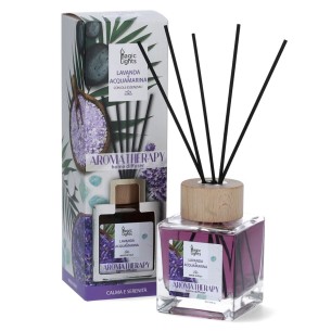 Diffusore ambiente oli essenziali Aromaterapia 250ml lavanda e acquamarina