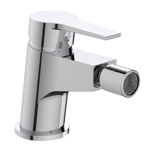 Rubinetto miscelatore per bidet cromato Hellis Idro-Bric