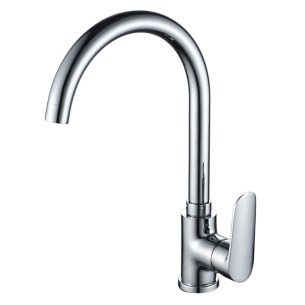 Rubinetto miscelatore lavello bocca alta cromato One Idro-Bric