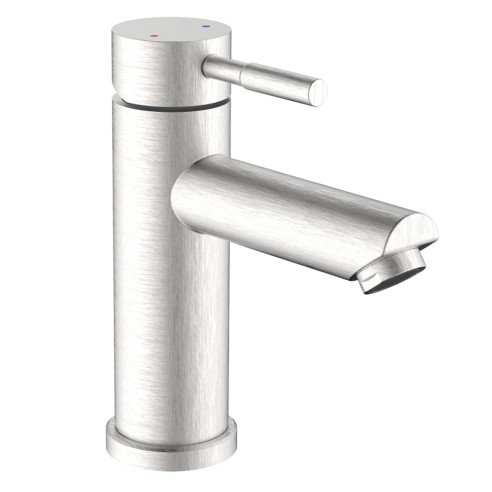 Miscelatore lavabo acciaio spazozlato serie Antea Idro-Bric