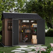 Keter Newton plus 759/975 Casetta da giardino con finestre