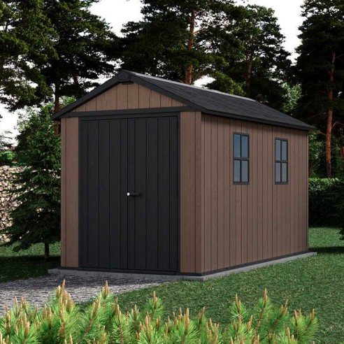 Keter Newton plus 7511/1175 Casetta da giardino con finestre