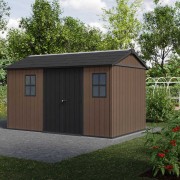 Keter Newton plus 7513/1375 Casetta da giardino con finestre