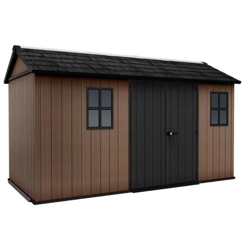 Keter Newton plus 7513/1375 Casetta da giardino con finestre
