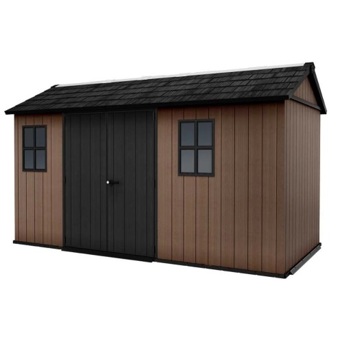 Keter Newton plus 7513/1375 Casetta da giardino con finestre