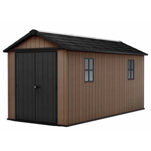 Keter Newton plus 7515/1575 Casetta da giardino con finestre