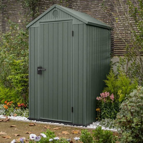 Keter Darwin verde casetta porta attrezzi 123,8x117x205,10 cm