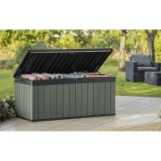 keter baule Darwin 120G in resina verde 142,5x65,3xh 64,3 cm