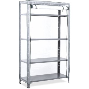Copertura in nylon per scaffali 105x40x182 cm Domopak Living 901042