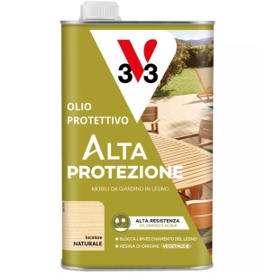 Olio protettivo alta protezione mobili da giardino incolore naturale V33