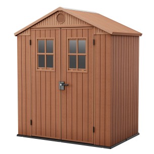 Keter casetta da giardino Darwin 6x4 marrone 190x122xh221 cm