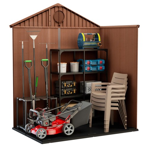 Keter casetta da giardino Darwin 6x4 marrone interno