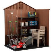Keter casetta da giardino Darwin 6x4 marrone interno