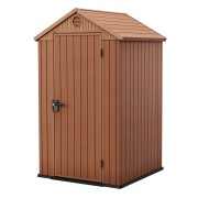 Keter casetta da giardino Darwin 4x4 marrone