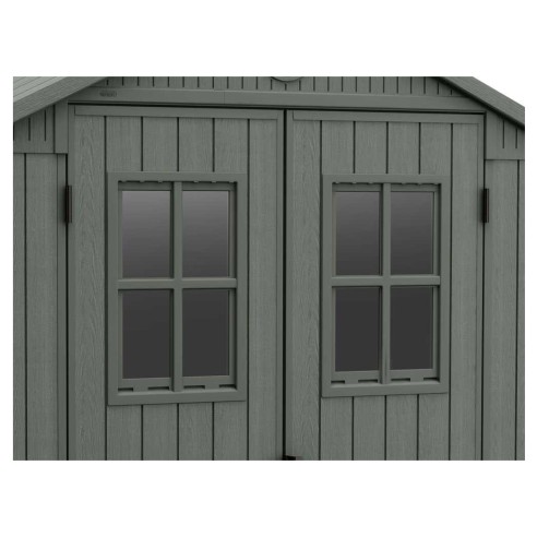 Keter casetta da giardino Darwin 6x4 verde dettaglio