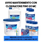 Avvio e mantenimento piscina con clorinatore fino 20 mc