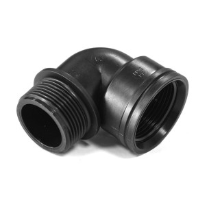 Gomito a 90 filettato M/F in PP 2" Dianflex 331-F800290-09