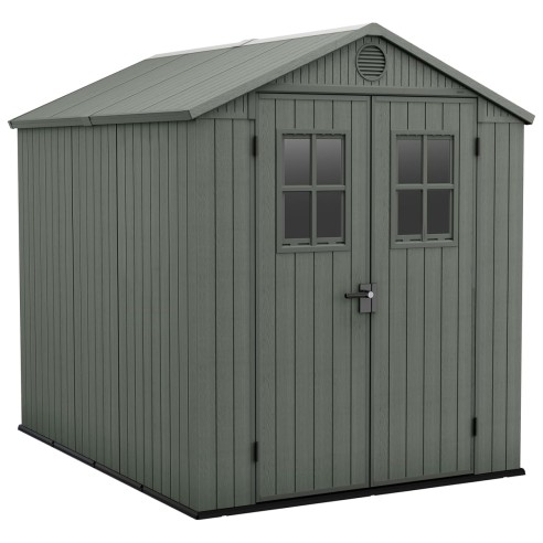 Keter casetta da giardino Darwin 6x8 verde 190x244xh221 cm