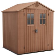 Keter casetta da giardino Darwin 6x6 marrone 190x183xh221 cm