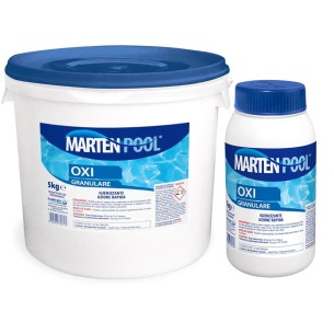 OXI granulare disinfettante alternativo al cloro piscina Marten