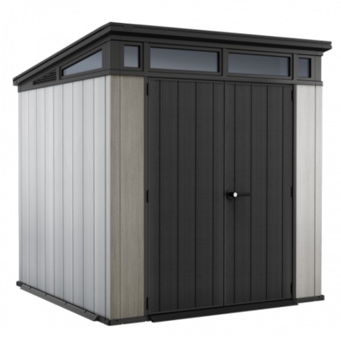 Keter casetta da giardino Artisan 7x7 grigio 214x218xh226 cm