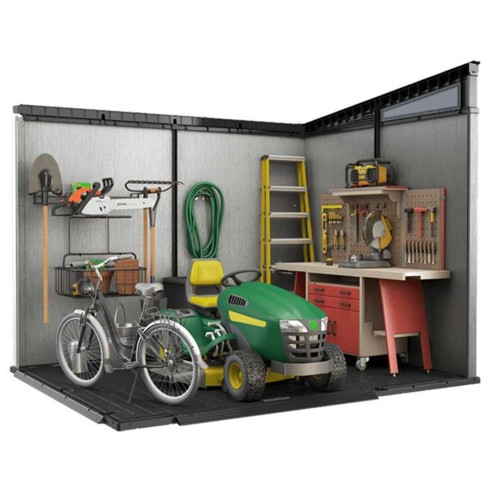 Casetta da giardino Artisan 9x7  ambientata