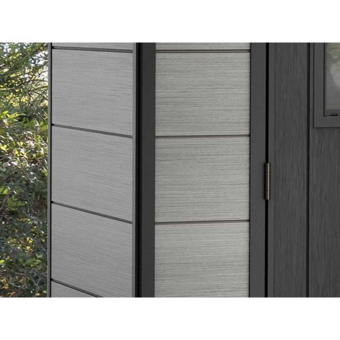 Keter casetta da giardino Oakland 757 grigio parete