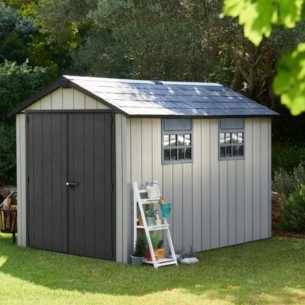 Keter casetta da giardino Oakland 7511 grigio 2