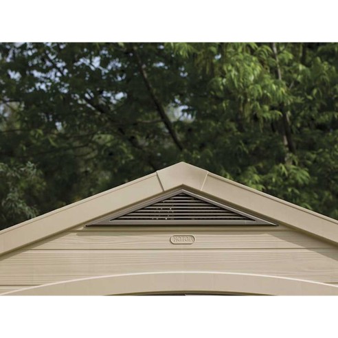 Keter casetta da giardino Factor 8x8 beige aerazione