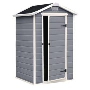 Keter casetta da giardino Manor 4x3 grigio 128x94x196 cm