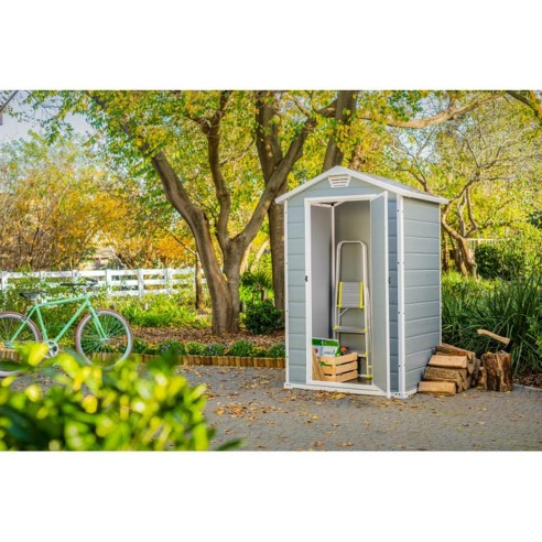 Keter casetta da giardino Manor 4x3 Grigio ambientata