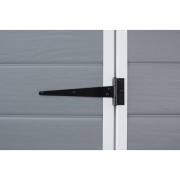 Keter casetta da giardino Manor 4x3 Grigio cerniera