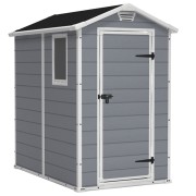 Keter casetta da giardino Manor 4x6 grigio 130x192xh198 cm