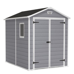 Keter casetta da giardino Manor 6x8 grigio 186x237xh227 cm