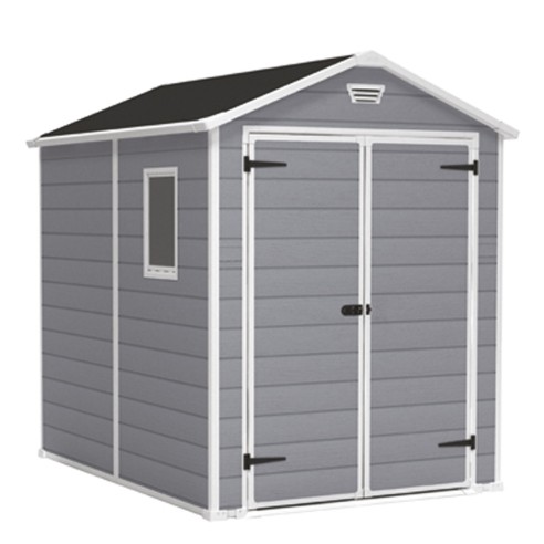 Keter casetta da giardino Manor 6x8 grigio 186x237xh227 cm