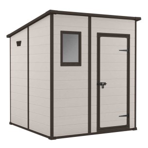 Keter casetta da giardino Manor Pent 6x6 beige 184x185xh200 cm