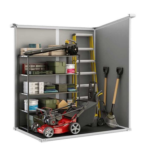 Keter casetta da giardino Manor Pent 6x6 beige interno