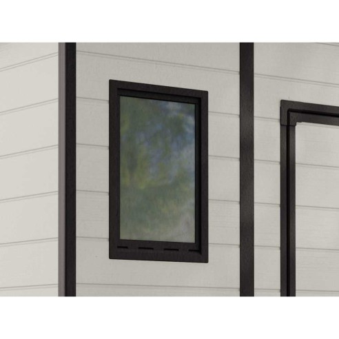 Keter casetta da giardino Manor Pent 6x6 beige finestra