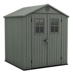 Keter casetta da giardino Darwin 6x6 verde 190x183xh221 cm
