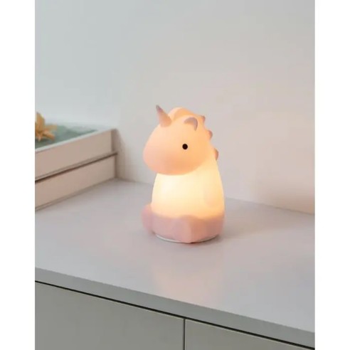 Castellino lampada da tavolo Unicorno luce notturna RGB