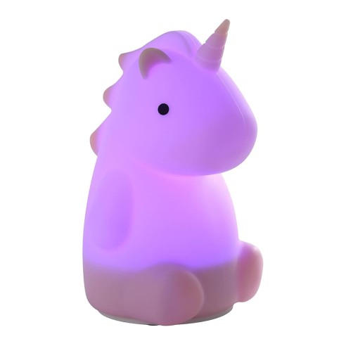 Castellino lampada da tavolo Unicorno luce notturna RGB