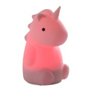 Castellino lampada da tavolo Unicorno luce notturna RGB