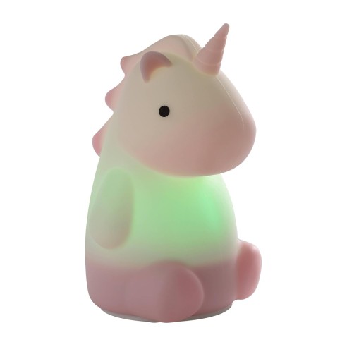 Castellino lampada da tavolo Unicorno luce notturna RGB