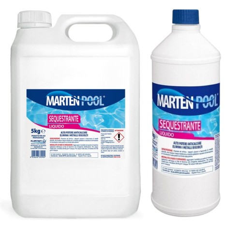 Sequestrante liquido elimina metalli disciolti Marten
