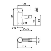 Miscelatore bidet serie London Idro-Bric
