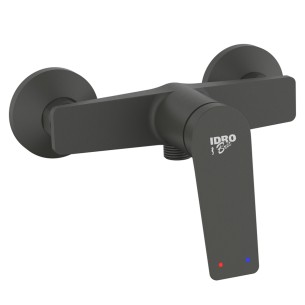 Miscelatore esterno doccia serie Dynamic gungrey Idro-Bric