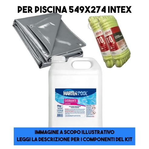 Kit inverno per piscina INTEX 549x274xh132