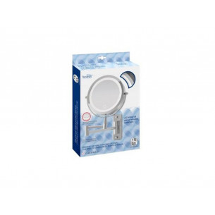 Specchio-da-parete-Feridras-cromo-con-LED 2