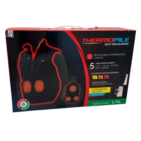 Gilet termico riscaldato a batteria...