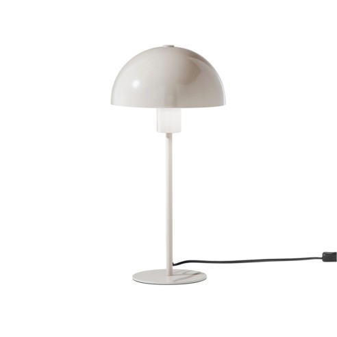 Lampada da tavolo Pop Art in metallo beige